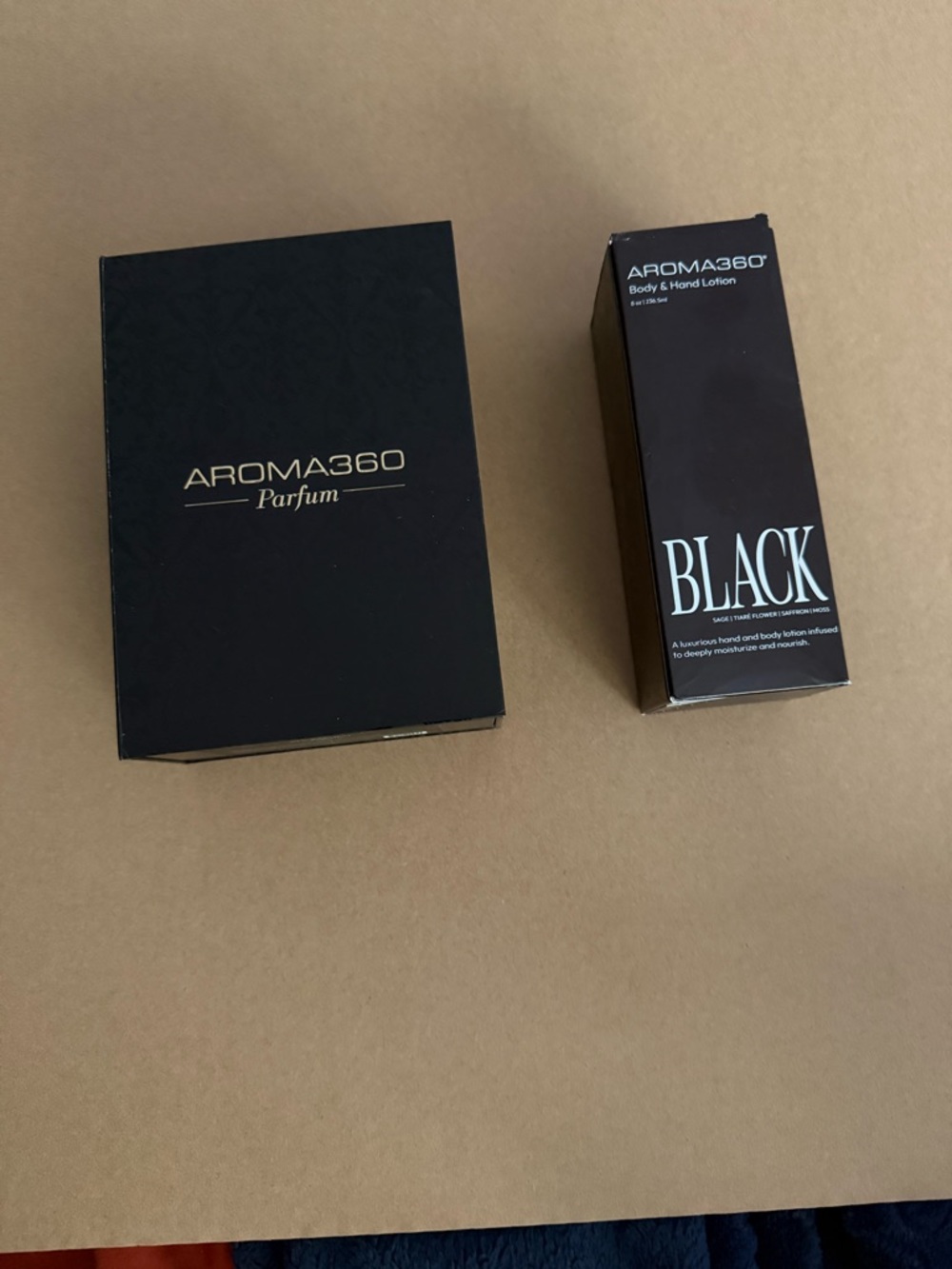 AROMA360 Black Parfum & Body Lotion Set - Black
